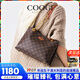 COOGI包包女包輕奢品牌單肩托特包2026年春節情人節生日禮物送女友老婆 咖啡色【贈輕奢手包+精美高檔禮盒】