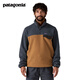巴塔哥尼亞（Patagonia）男士套頭防風(fēng)防寒保暖立領(lǐng)抓絨衣 LW Synch Snap-T Shirt 25551 DRBN 抓絨細膩軟糯易浮毛掉絨 L