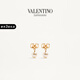 華倫天奴VALENTINO[禮物]女士 VLOGO 金屬耳環(huán) 金色 均碼