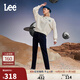Lee標準413高腰標準小直腳清水洗女牛仔長(cháng)褲休閑潮