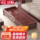 湘森實(shí)木取暖器火桶家用烤火爐室內暖腳神器湖南節能烤腳長(cháng)方形烤火箱電火桶WY 【精品寬邊】椿木160x68x32cm-家具級別