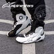 Alpinestarsa星摩托車(chē)騎行靴FASTER-4 BOA機車(chē)靴短靴防摔摩托鞋男 白黑 41