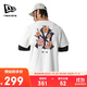 NEW ERA紐亦華MLB短袖T恤男女情侶秋季運動(dòng)NY白色休閑重磅上衣14179169-S