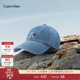 Calvin KleinJeans男女同款簡(jiǎn)約ck刺繡字母潮流復古彎檐牛仔棒球帽禮物HX0278