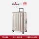 愛(ài)可樂(lè )（Echolac）萬(wàn)向輪行李箱旅行箱密碼箱防刮旅游擴容箱登機箱PC232拿鐵棕20吋