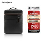 新秀麗（Samsonite）電腦包上新牛皮男包男士雙肩包時(shí)尚背包黑色/咖色14英寸BC9*09010