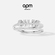 APM Monaco轉運鋯石戒指女簡(jiǎn)約食指戒指環(huán) 時(shí)尚珠寶前衛 情侶禮物 52