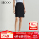 G2000【易打理】女裝2025春秋同款可機洗高腰H型半身裙西裙【合G2】 不易皺-黑色H型裙21寸 L /38