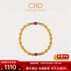 CRD克徠帝黃金手鏈南瓜串珠足金999手串古法空心送女友節日禮物 9.5g|約16.25cm