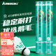 川崎（KAWASAKI）川崎羽毛球耐打王訓練球比賽用球飛行穩定羽球 送手膠1個(gè)-哪吒9號鵝毛12只 1筒