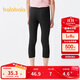 巴拉巴拉女童打底褲兒童褲子夏裝中大童七分褲簡(jiǎn)約針織休閑褲208224123001