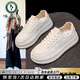 啄木鳥(niǎo)爆款小白鞋女秋冬季2025年新款鞋子女厚底休閑板鞋女士運動(dòng)鞋女鞋 白色 38 (240mm)