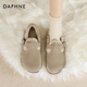達芙妮勃肯鞋女2026新款春季全包勃肯單鞋一腳蹬孕婦軟底平底鞋子女鞋