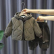 迪士尼（Disney）男童冬季棉服套裝2025新款1-9歲兒童馬甲三件套冬裝加厚衣服外穿 灰色冬款加厚三件套 100