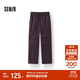 森馬（Semir）休閑褲女冬三防抗靜電搖粒絨寬松抽繩闊腿褲2025長(cháng)褲109725127006