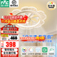 雷士（NVC）風(fēng)扇燈客廳吊扇隱形餐廳現代歐式簡(jiǎn)約 薦【荷花全光譜】42W丨智控搖頭