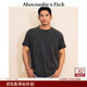 Abercrombie & Fitch【基礎多色T】經(jīng)典小麋鹿圖案男裝25夏季棉質(zhì)短袖T恤124-9235 黑色 S (175/92A)