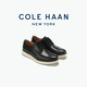 Cole Haan歌涵 男士皮鞋 秋布洛克雕花牛皮革商務(wù)正裝鞋C39598黑色40