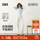 森馬（Semir）森柔牛仔丨牛仔褲女潮流顯瘦褲子25春秋季寬松闊腿褲109925124001