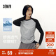 森馬（Semir）[商場(chǎng)同款]長(cháng)袖T恤女短款修身收腰2025吸濕速干秋裝101525101002
