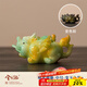 兮元記變色茶寵物貔貅茶臺桌面創(chuàng  )意擺件精品茶道茶玩功夫茶具飾品擺設 噴水貔貅-中號-變玉色款