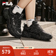 斐樂(lè )（FILA）官方女鞋老爹鞋貓爪鞋6代黑色運動(dòng)鞋2025春季新款休閑鞋 黑-BK 36.5