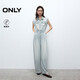 ONLY 2025夏季萊賽爾復古水洗長(cháng)褲連體褲牛仔褲女|125364001