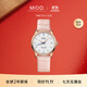 美度（MIDO）瑞士手表 貝倫賽麗系列 粉色款 時(shí)尚優(yōu)雅 自動(dòng)機械皮帶女表