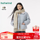 熱風(fēng)（Hotwind）女士圍巾2025年冬季新款經(jīng)典千鳥(niǎo)格圍巾保暖格紋韓系披肩圍巾 66白綠 F
