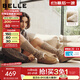 百麗（Belle）復古厚底增高勃肯鞋女2025冬新商場(chǎng)款加毛保暖毛單鞋E6D1DDM5預售 棕色 37