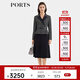 PORTS寶姿女裝2025秋季新款經(jīng)典束腰二合一連衣裙ALQ9D055UWQ050 黑色混色 XS （2）