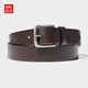 優(yōu)衣庫男裝女裝皮帶/腰帶商務(wù)通勤休閑26春夏新款481622 478294 481622/37栗色 111cm /L