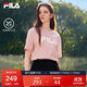 FILA 斐樂(lè )官方男女同款針織T恤2025年夏季純棉寬松休閑情侶短袖t恤