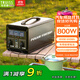 特銳鍶（TRUISS）戶(hù)外移動(dòng)電源220V便攜式800W大功率直播帶插座手機筆記本電腦夜市擺攤露營(yíng)煮飯應急電源