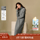 茵曼2025秋冬女裝新款格雷系高領(lǐng)針織連衣裙慵懶風(fēng)顯瘦長(cháng)款裙子 深灰色 M