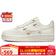 耐克NIKE板鞋女空軍一號 AIR FORCE 1運動(dòng)鞋FV3654-111帆白37.5
