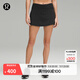 lululemon丨Pace Rival 女士運動(dòng)中腰短裙 速干 芯吸 LW8A78R 黑色 S /6