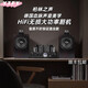 YTFY柏林之聲家用電子管膽機功放發(fā)燒級書(shū)架桌面音響藍牙HIFI音箱套裝 黑色膽機+2080音箱