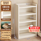 眾淘實(shí)木書(shū)架落地置物架客廳簡(jiǎn)易收納儲物柜子兒童窄縫轉角柜家用書(shū)柜 【全實(shí)木15MM板材】五層60x30