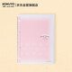 國譽(yù)(KOKUYO)淡彩曲奇·柔光SmartRing+·超薄便攜B5活頁(yè)本學(xué)生筆記本子記事本 20張 粉色 WSG-RUYP51P