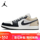 Jordan男子休閑鞋喬丹AJ1 JORDAN 1運動(dòng)鞋 553558-153米黑42