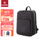 皇冠（CROWN）多功能擴容層大容量鋁框商務(wù)電腦背包1922 黑色