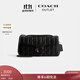 蔻馳（COACH）女士菱格紋絎縫TABBY 33號單肩包休閑斜挎包百搭 V5/黑色
