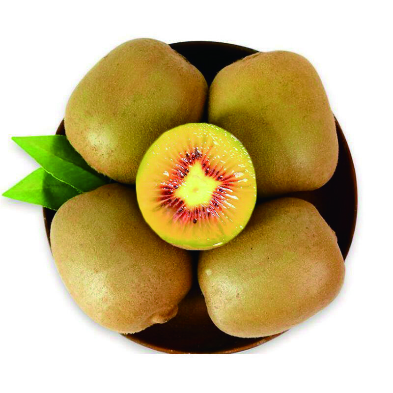 樹(shù)上熟東紅紅心獼猴桃小果4粒300g(單果70g)