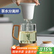 尚言坊茶杯茶水分離杯個(gè)人專(zhuān)用茶杯高檔辦公室花茶杯子玻璃泡茶杯喝茶杯