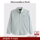 Abercrombie & Fitch【牛津襯衫】經(jīng)典小麋鹿圖案男裝25春夏美式長(cháng)袖襯衫125-5083 灰綠色 2XL (185/124A)