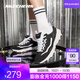 斯凱奇（Skechers）奧利奧熊貓鞋丨老爹鞋女經(jīng)典黑白復古秋冬輕便潮流增高運動(dòng)休閑鞋 【女款】黑色/白-BKW 38