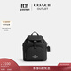 蔻馳（COACH）奧萊女士女包PACE旅行雙肩包背包 SV/黑色