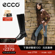 愛(ài)步（ECCO）靴子女 2025新款時(shí)尚百搭長(cháng)筒粗跟輕奢低跟女靴 都市222073 黑色22207351052 37
