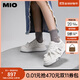 MIO【宋亞軒同款】米奧小白休閑鞋厚底板鞋運動(dòng)情侶溶解女鞋男老爹鞋 白色 （李昀銳丁程鑫同款） 36